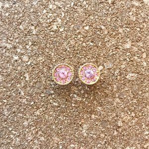 Gold and Pink Studs